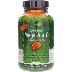 Irwin Naturals Vita-C Plus Urgent Rescue 60 Liquid Softgels