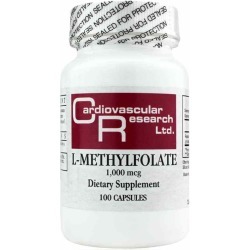 Cardiovascular Research L-Methylfolate 1000 Mcg 100 Capsules