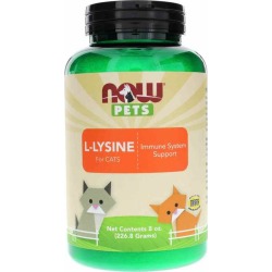 NOW Foods L-Lysine Powder for Cats 8 Oz
