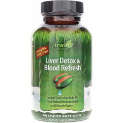 Irwin Naturals Liver Detox & Blood Refresh 60 Liquid Softgels