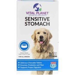 Vital Planet Sensitive Stomach for Dogs Chewable Tablets 60 Chewable Tablets