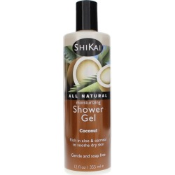 Shikai All Natural Moisturizing Shower Gel Coconut 12 Oz