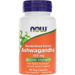 NOW Foods Ashwagandha Standardized Extract 450 Mg 90 Veg Capsules