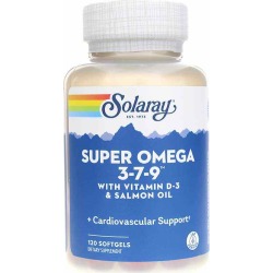 Solaray Super Omega 3-7-9 with D3 120 Softgels