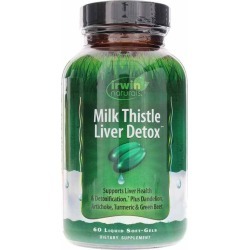 Irwin Naturals Milk Thistle Liver Detox 60 Liquid Softgels