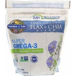 Garden of Life Raw Organics Super Omega-3 Flax Seed & Chia Seed 12 Oz
