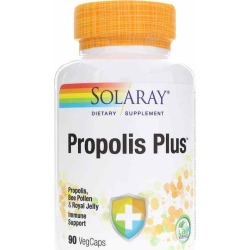 Solaray Propolis Plus, All Natural Formula 90 Veg Capsules