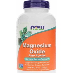 NOW Foods Magnesium Oxide Pure Powder 8 Oz