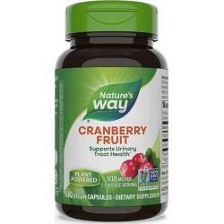 Natures Way Cranberry Fruit 100 Veg Capsules