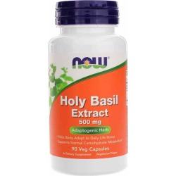 NOW Foods Holy Basil Extract 500 Mg 90 Veg Capsules