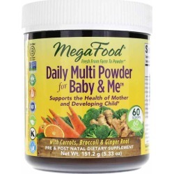 Megafood Daily Multi Powder for Baby & Me 60 Servings