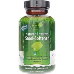Irwin Naturals Nature's Laxative Stool-Softener 60 Liquid Softgels