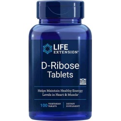 Life Extension D-Ribose Tablets 100 Veg Tablets