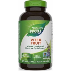 Natures Way Vitex Fruit 100 Veg Capsules