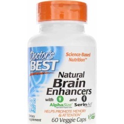 Doctors Best Natural Brain Enhancers 60 Veg Capsules