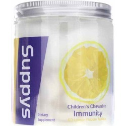 Suppys Children's Chewable Immunity Lemon 60 Chewable Tablets