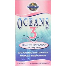 Garden of Life Oceans 3 Healthy Hormones with OmegaXanthin 90 Softgels
