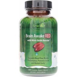 Irwin Naturals Brain Awake RED 60 Liquid Softgels