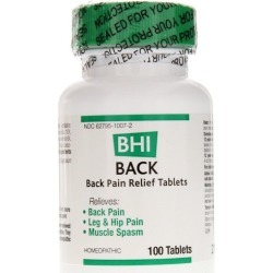 BHI Back Pain Relief Tablets 100 Tablets