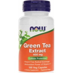 NOW Foods Green Tea Extract 400 Mg 100 Veg Capsules