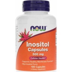 NOW Foods Inositol Capsules 500 Mg 100 Capsules