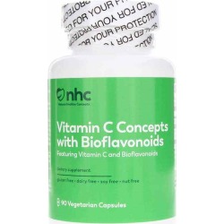 Natural Healthy Concepts Vitamin C Concepts with Bioflavonoids 90 Veg Capsules
