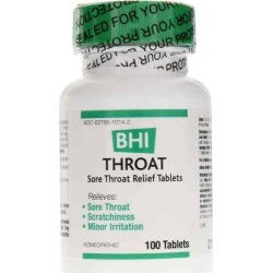 BHI Sore Throat Relief Tablets 100 Tablets