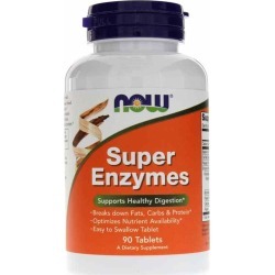 NOW Foods Super Enzymes Tablets 90 Tablets