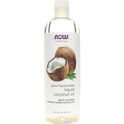 NOW Foods Pure Fractionated Liquid Coconut Oil 16 Oz