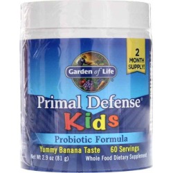 Garden of Life Primal Defense Kids Probiotic Formula Powder 2.9 Oz