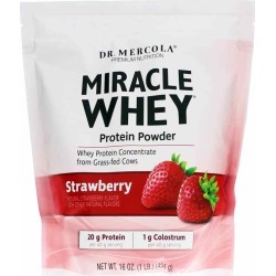Dr. Mercola Miracle Whey Protein Strawberry 16 Oz