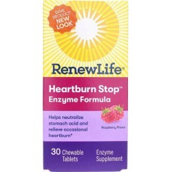 Renew Life Heartburn Stop 30 Chewable Tablets