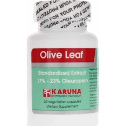 Karuna Olive Leaf Standardized Extract 60 Veg Capsules