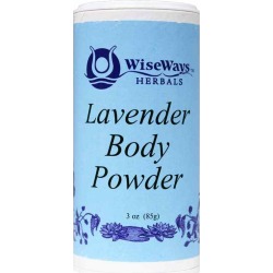 WiseWays Herbals Lavender Body Powder 3 Oz
