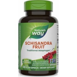 Natures Way Schisandra Fruit 100 Veg Capsules