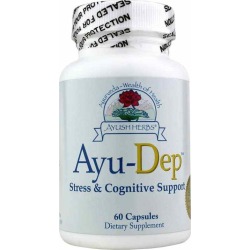 Ayush Herbs Ayu-Dep Stress & Cognitive Support 60 Capsules