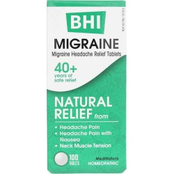 BHI Migraine Relief Tablets 100 Tablets