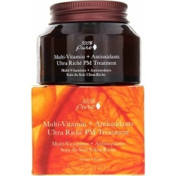 100% Pure Multi-Vitamin + Antioxidants Ultra Riche PM Treatment 1.5 Oz