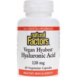 Natural Factors Hyabest Hyaluronic Acid 100 Mg 60 Veg Capsules