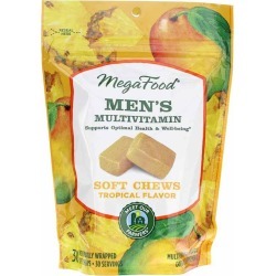 Megafood Men's Multivitamin Soft Chews Tropical 30 Soft Chews