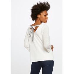 Make A Bow Top, Paper White, Medium by NIC+ZOE