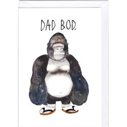 Dad Bod Father's Day Card