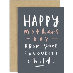 Favourite Child Mother's Day Card