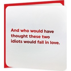 Idiots in Love Valentine's Day Card