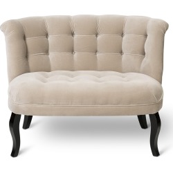 Velvet Dove Brown Loveseat