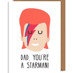 Starman Father's Day Card