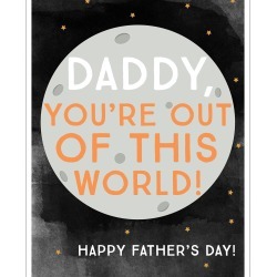 Out of This World Father's Day Card