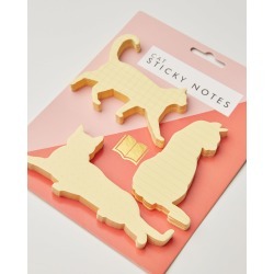 Cat Shaped Sticky Notes