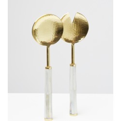 Mother of Pearl Salad Servers