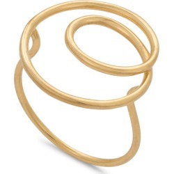 Swirl Wire Gold Plated Ring